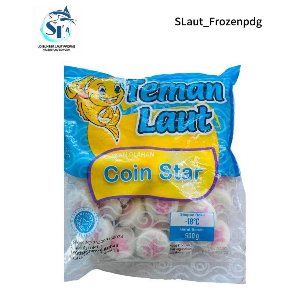 

Teman Laut Coin Star / Fish Coin / Bakso Ikan / Bakso Ikan & Udang / Bakso Ikan & Cumi 500gr