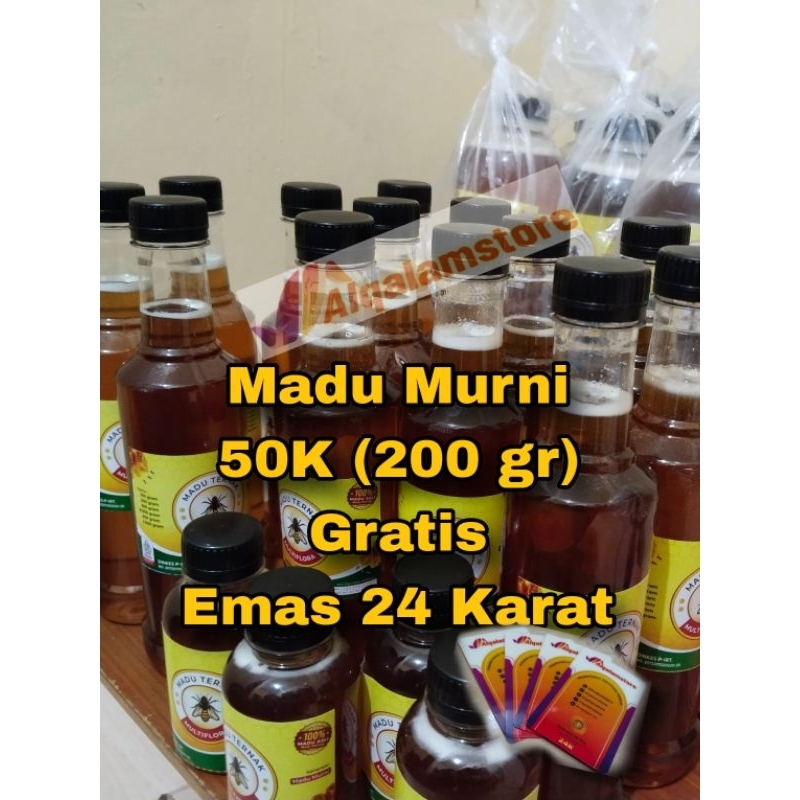 

Madu Murni, Madu Ternak Multiflora 50 rb Gratis Emas 24 Karat