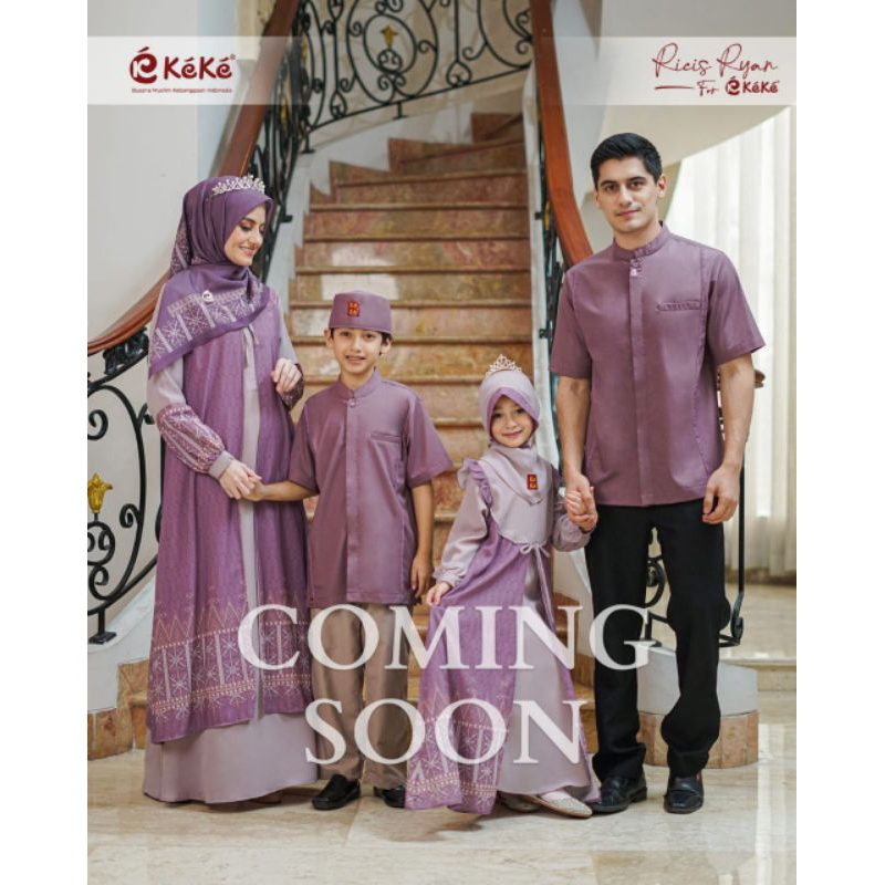 Busana Muslim Couple/Sarimbit Fakarava Series 01, Busana Muslim Keke