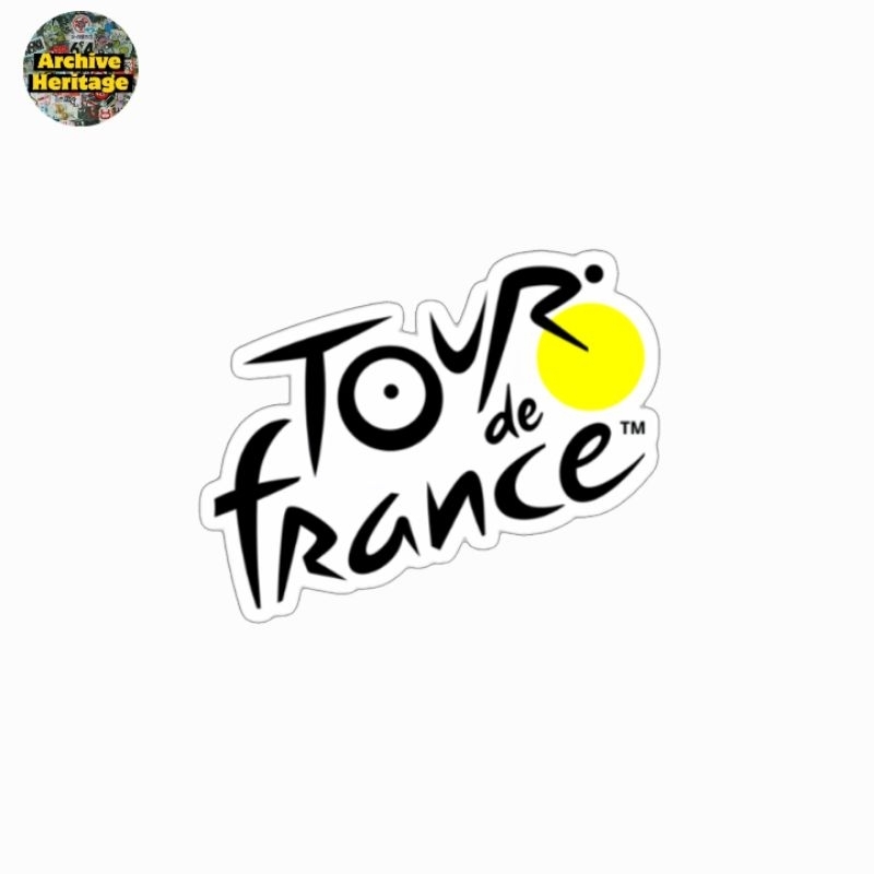 

sticker The Tour de France men's multiple stage bicycle race race logo