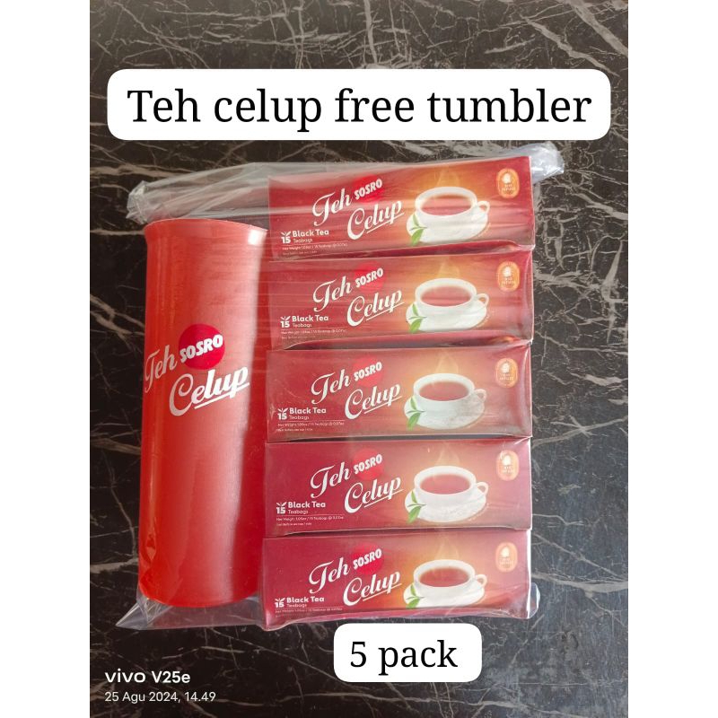 

PAKET TEH SOSRO CELUP Free Tumbler
