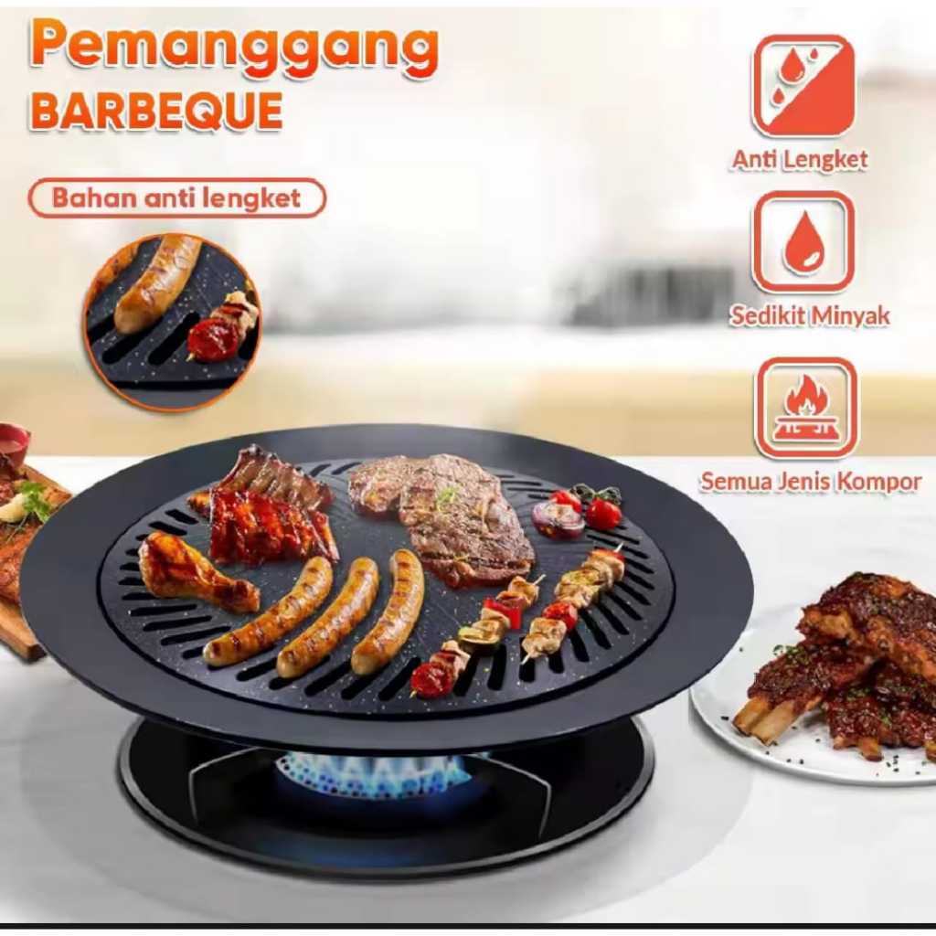 grill panggangan bulat - plate roaster bulat - grill Vioda bbq