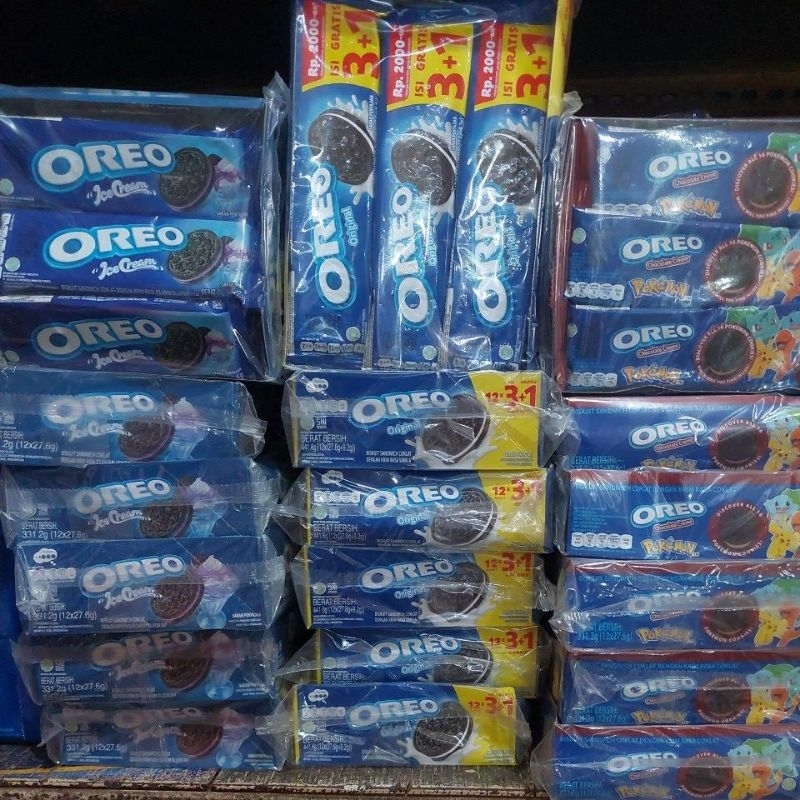 

OREO BISKUIT KEMASAN ISI 12 X 27.6 GRAM