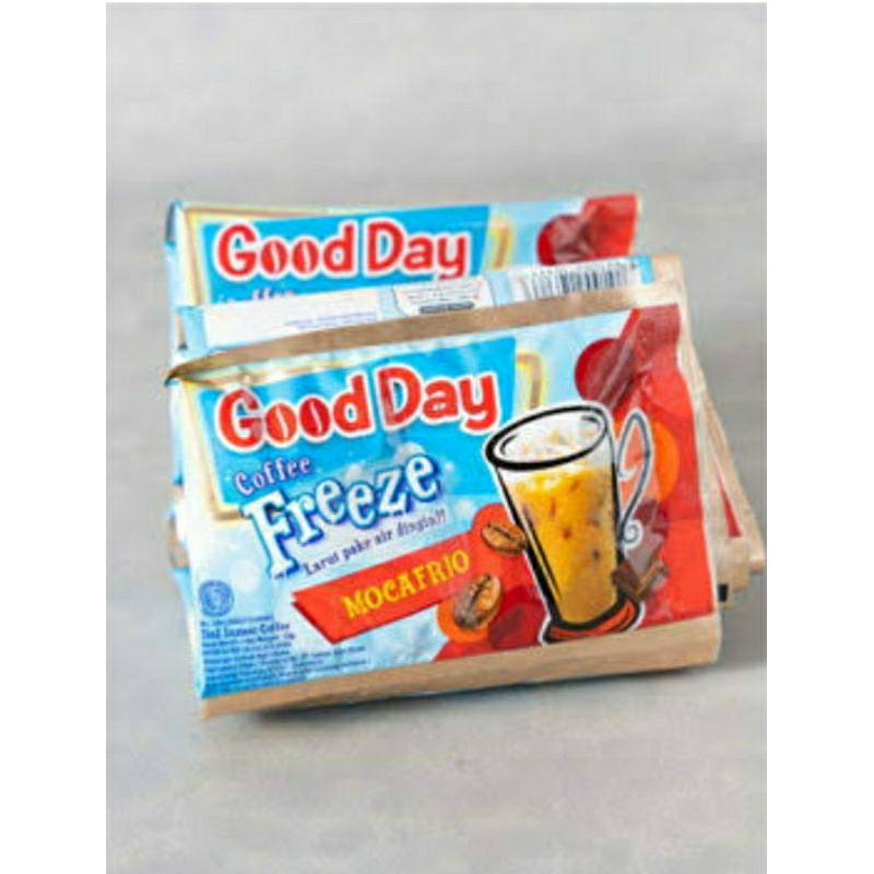 

Kopi Good Day Coffee Freeze Mocafrio 30Gr ( isi 10pcs )