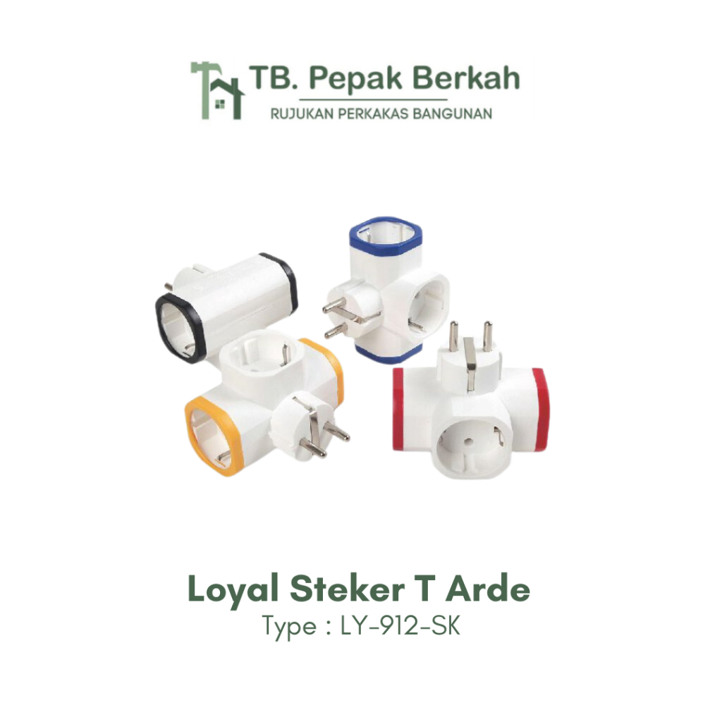 Steker T Arde Loyal / Stop Kontak T Loyal