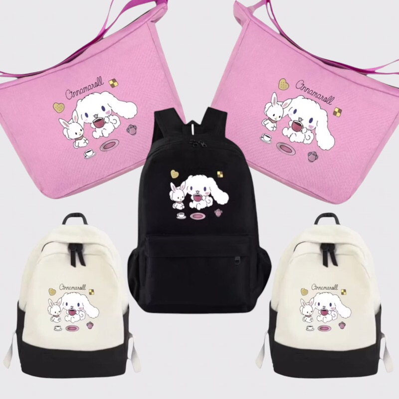 Tas Cinnamoroll tas sekolah anak gambar cinnamoroll Tas Sekolah Cinnamoroll Viral tas slempang Selem