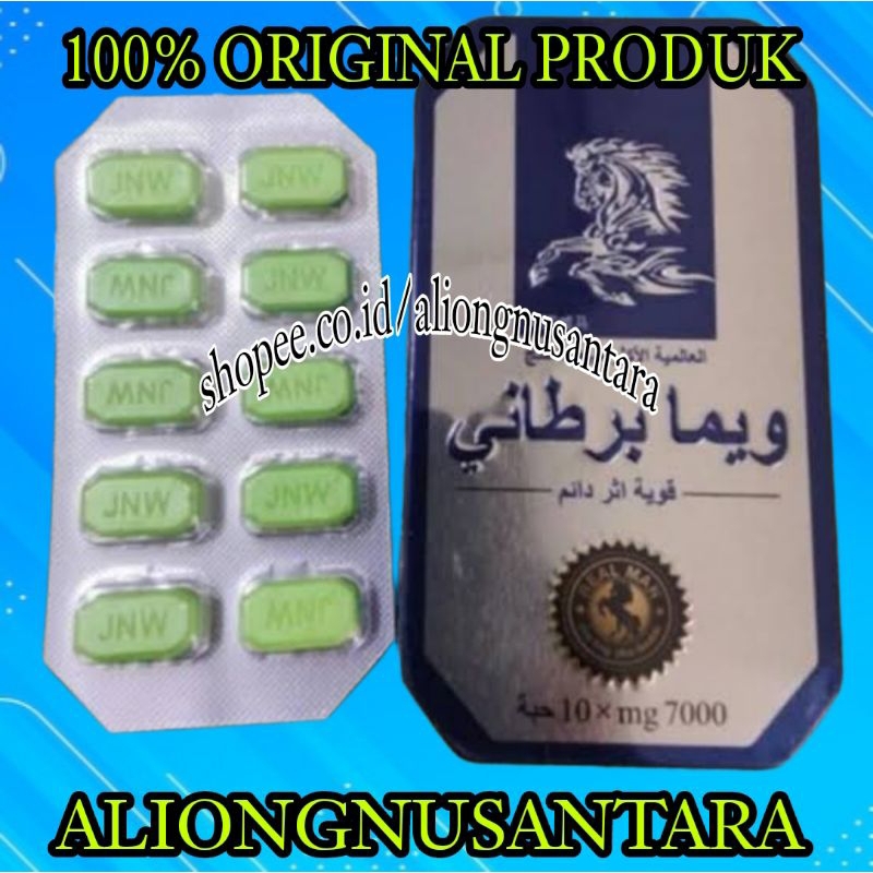 ( Privasi Aman ) Kuda Liar Arab "Wa Yauma Barthani" Original Obat Kuat Pria Asli isi 10 Tablet