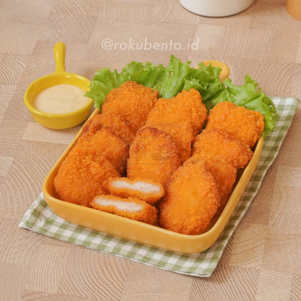 

Chicken Katsu MINI Roku Bento Bandung 12 Pcs Homemade Nugget Ayam Katsu Ekonomis Frozen Siap Goreng