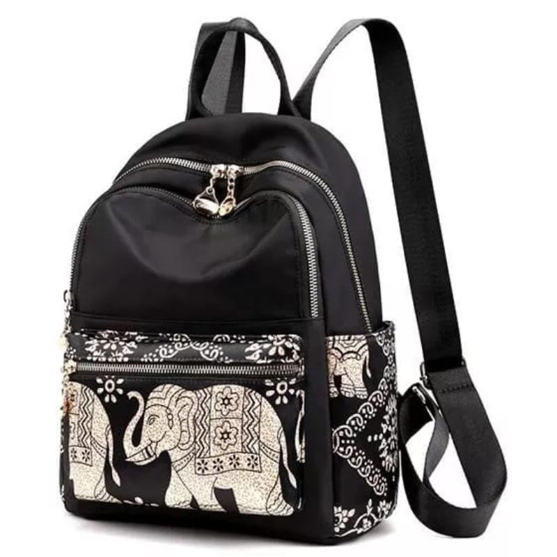 TAS RANSEL WANITA CHIBAO IMPORT MOTIF GAJAH THAILAND TERBARU