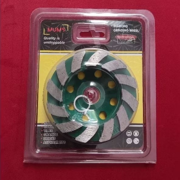 DIAMOND CUP WHEEL 4 inch / MATA GERINDA POLES BETON GRANITE KERAMIK GRANIT/MATA POTONG KERAMIK DIAMO