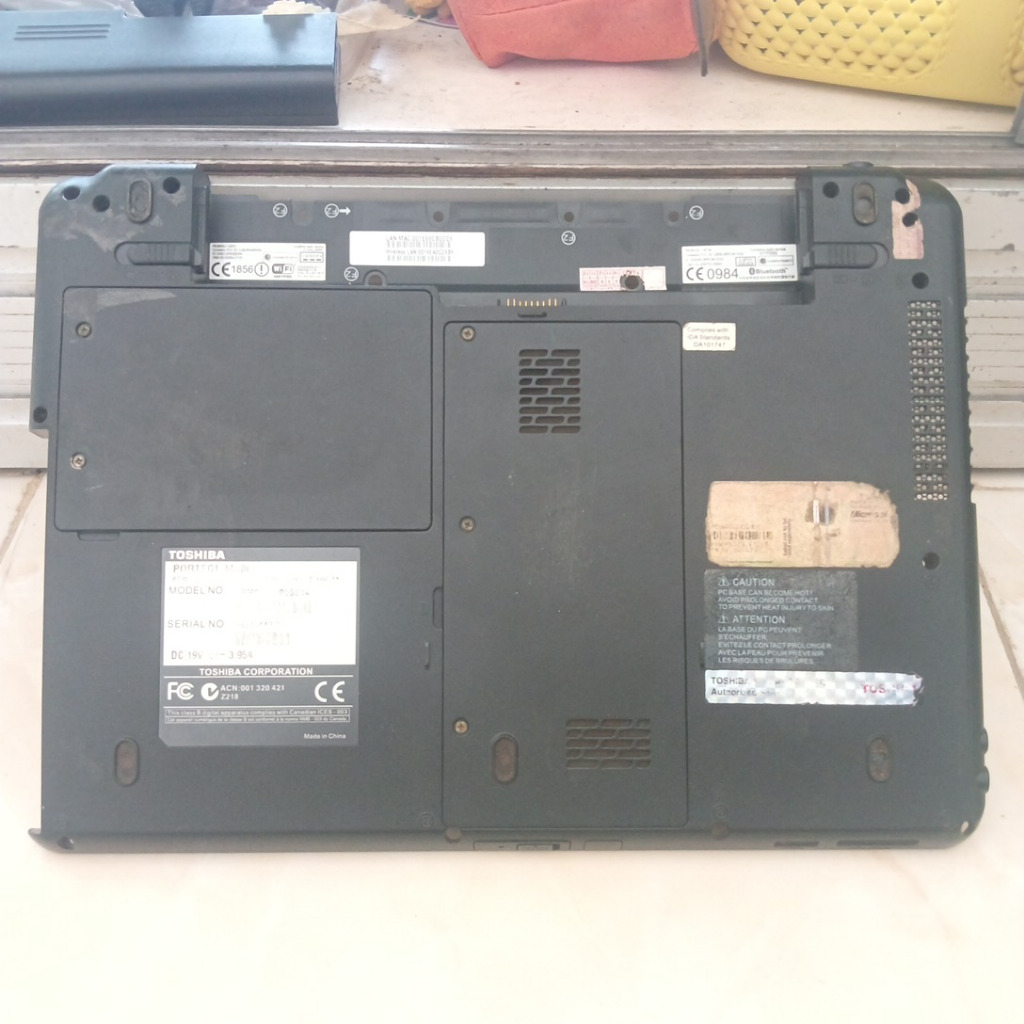 Casing Bawah Toshiba Portege M800 Bottom Case Toshiba Portege M800 Kesing Bawah Toshiba Portege M800