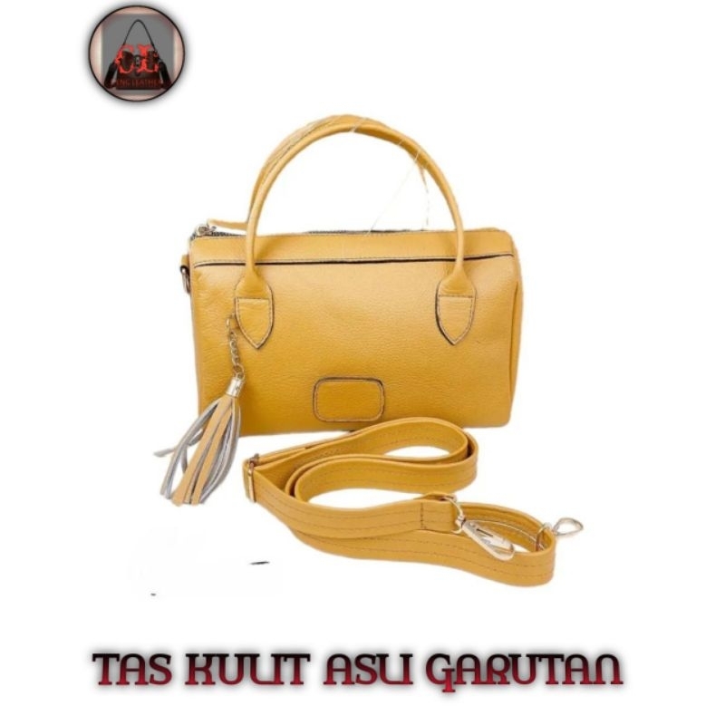 (size(m) tas kulit wanita/tas kulit motif jeruk/tas kulit selempang wanita.