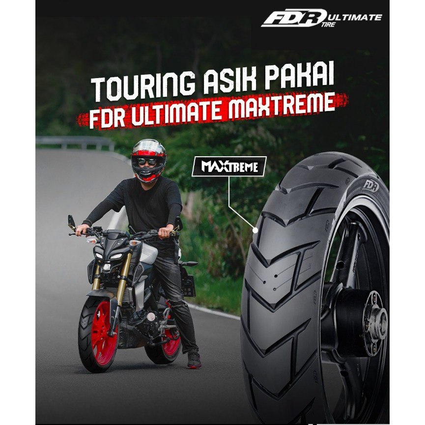 (BAYAR DITEMPAT) BAN FDR 140/70-17 MAXTREME TUBELESS Ban Motor CBR 250, NINJA 250, MT15, MT25, R15, 