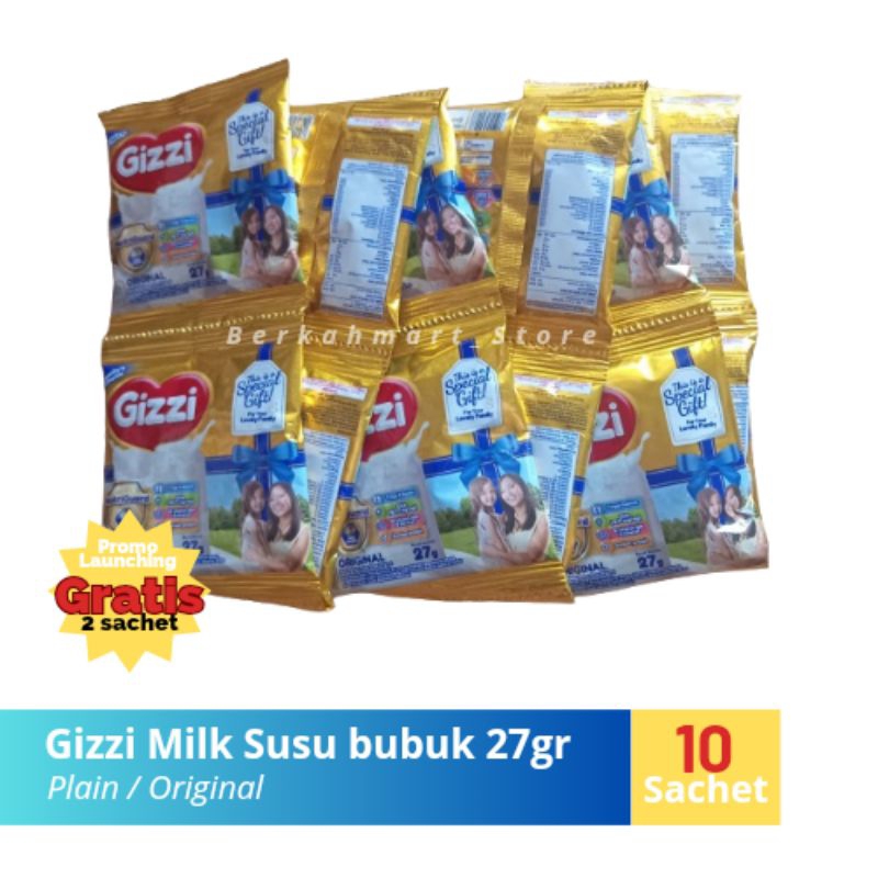 

Gizzi Susu Bubuk original 27gr isi 10 gratis 2