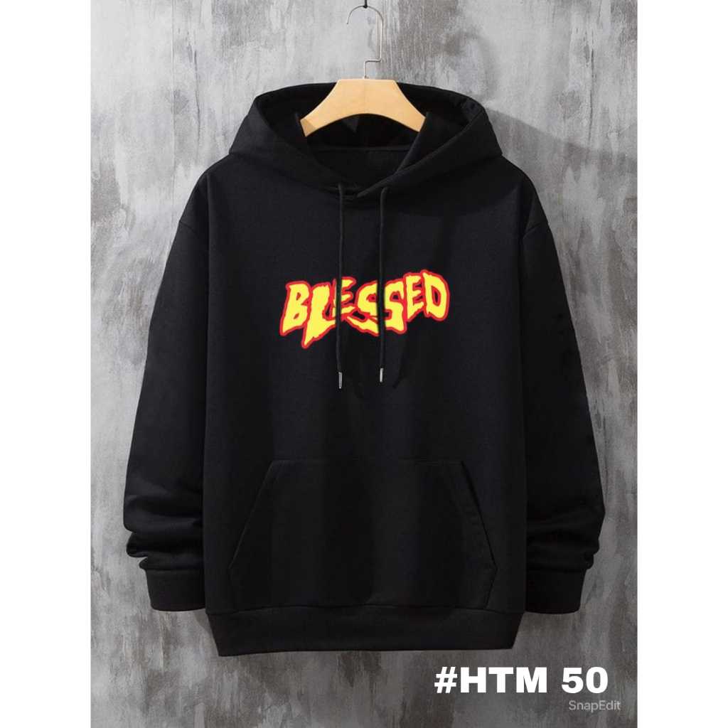 [COD]HOODIE RHS17 TERBARU HITAM DTF MOTIF KEREN