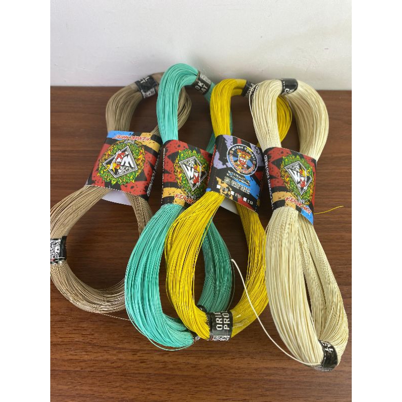 senar/kenur by warok kite UK 0,50 buat bawahan jepret an (satu gulungan penuh di bladu)