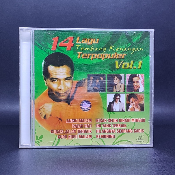 CD 14 LAGU TEMBANG KENANGAN TERPOPULER VOLUME 1 ORIGINAL