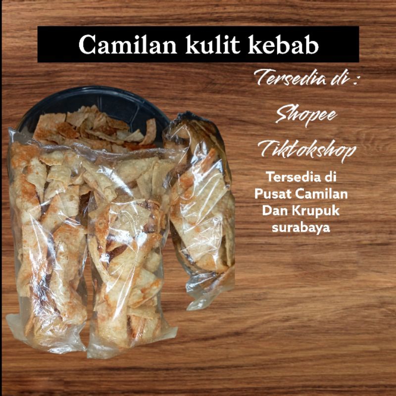 

paket 5pcs dan 3pcs Camilan Kulit Kebab