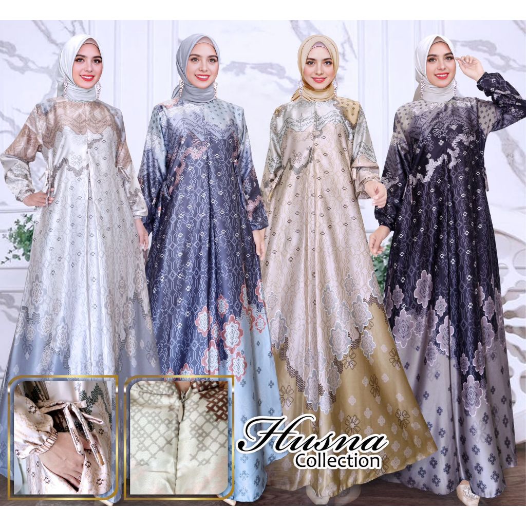 GAMIS SILK / GAMIS SILK MOTIF / GAMIS SILK TERBARU / GAMIS BAHAN SILK / GAMIS BAHAN SILK PREMIUM