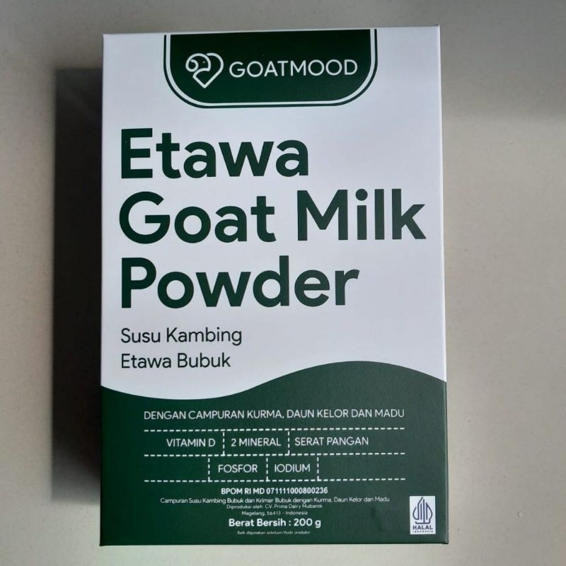 

Susu kambing etawa plus Original 200gr