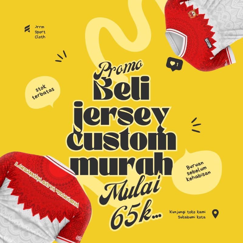 Custom Jersey Olahraga Seragam TNI/Polri