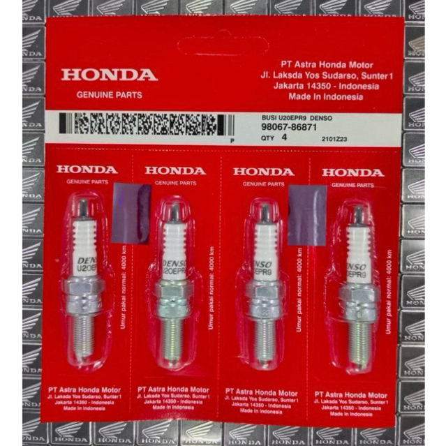 Busi DENSO U20EPR9 Kharisma. Beat. Vario. Supra x 125 BUSI KHARISMA BEAT VARIO SUPRA X 125 DENSO