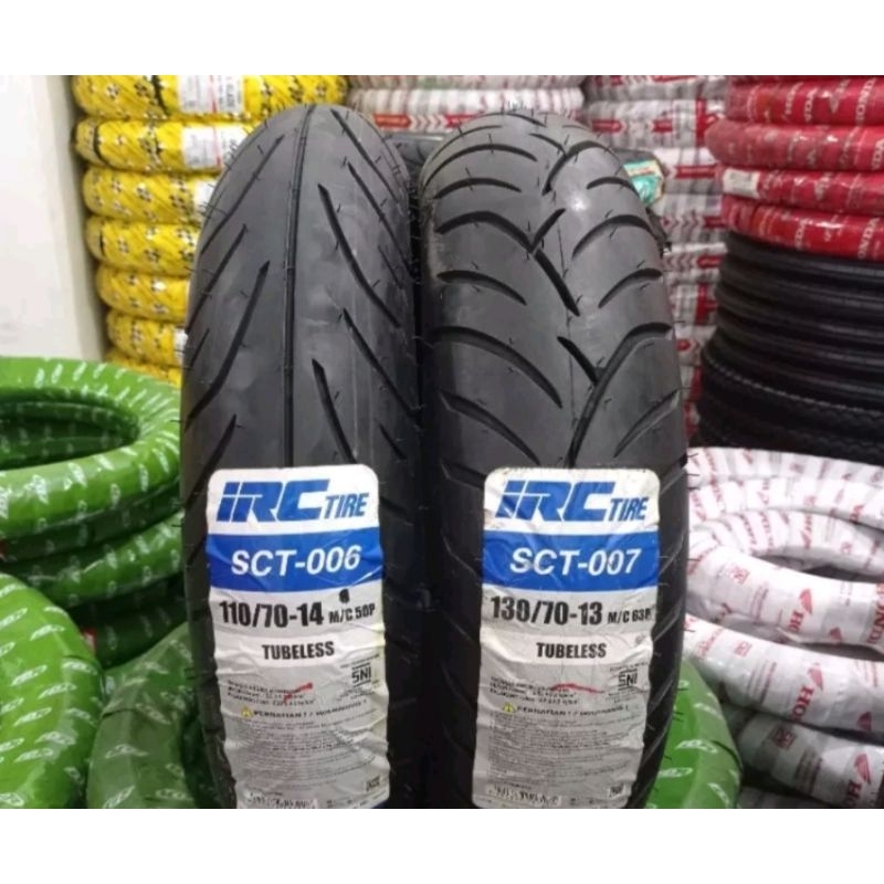 Ban Set Depan Belakang PCX160 IRC/Ban Komplit set PCX160 IRC/Ban Set Bawakan HOnda PCX160