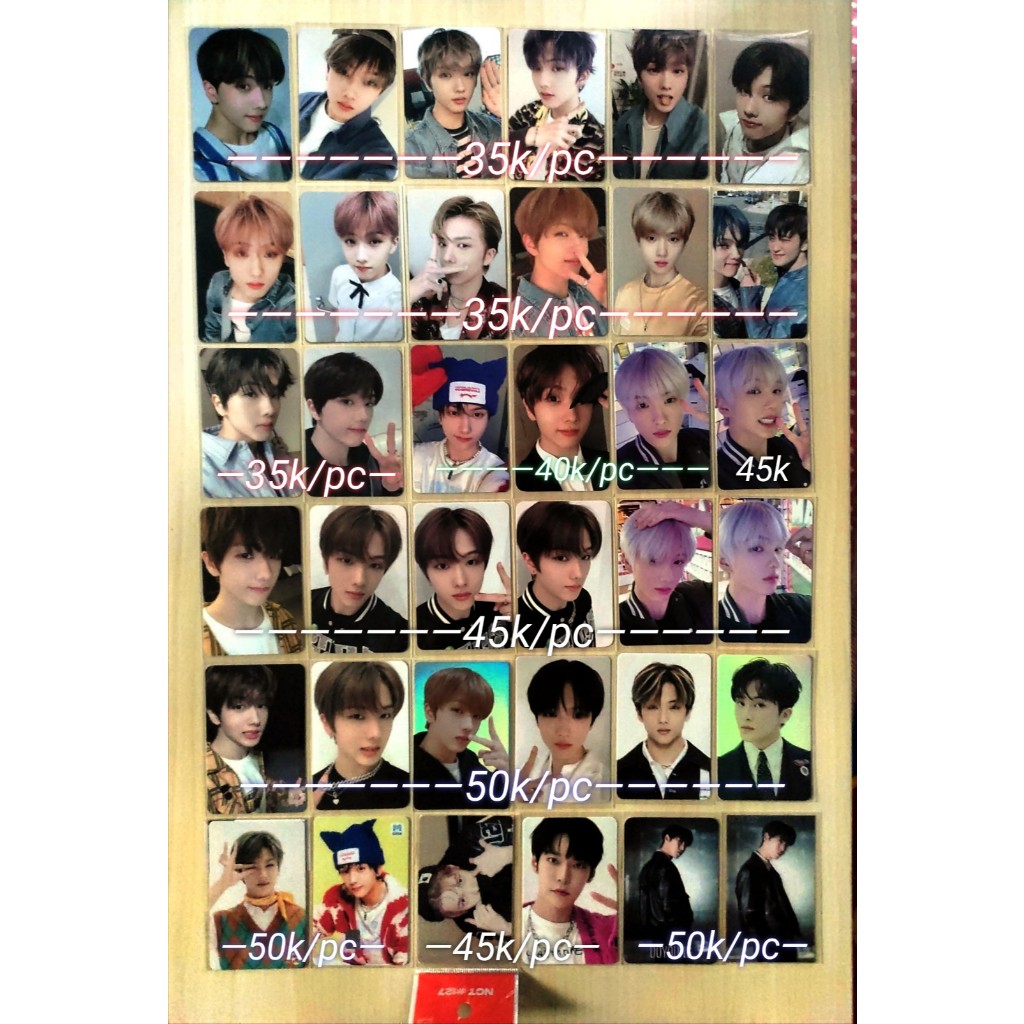 [BISA COD] official pc photocard jisung nct dream yizhiyu reload rollin hotsa future weboom kihno ar