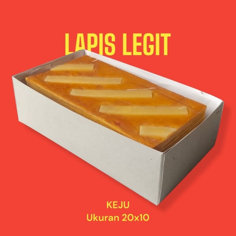 

lapis legit keju batang spesial ukuran 20x10cm