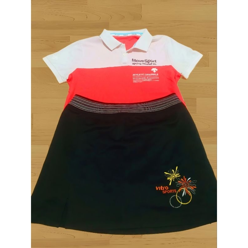 Baju Golf set Descente X Vitro