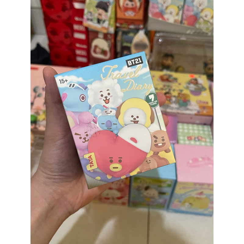 BT21 travel diary blind box miniso