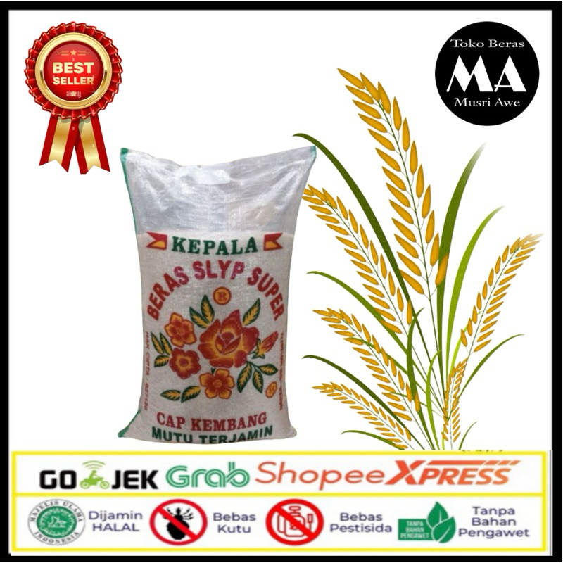 

Beras Cap Kembang 5 kg 10 kg dan 20 kg