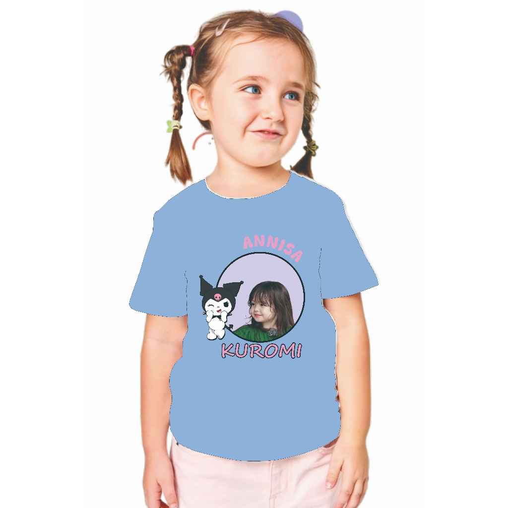 Kaos Anak Kuromi Bisa Pasang Foto