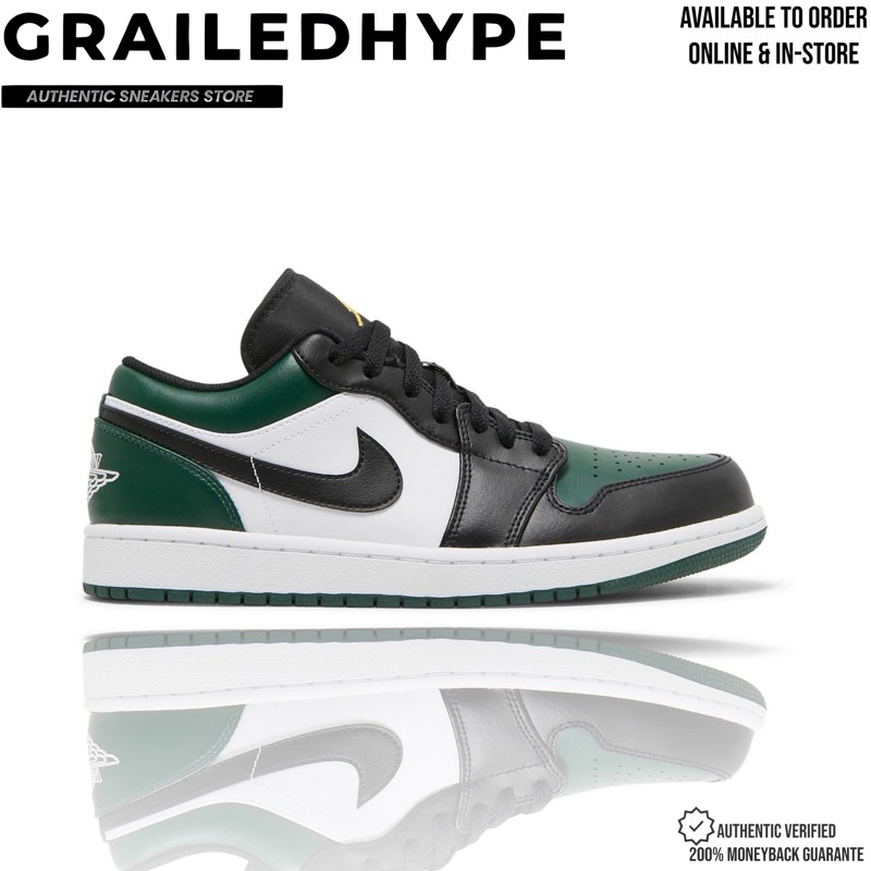 Air Jordan 1 Low Green Toe (100% Original)