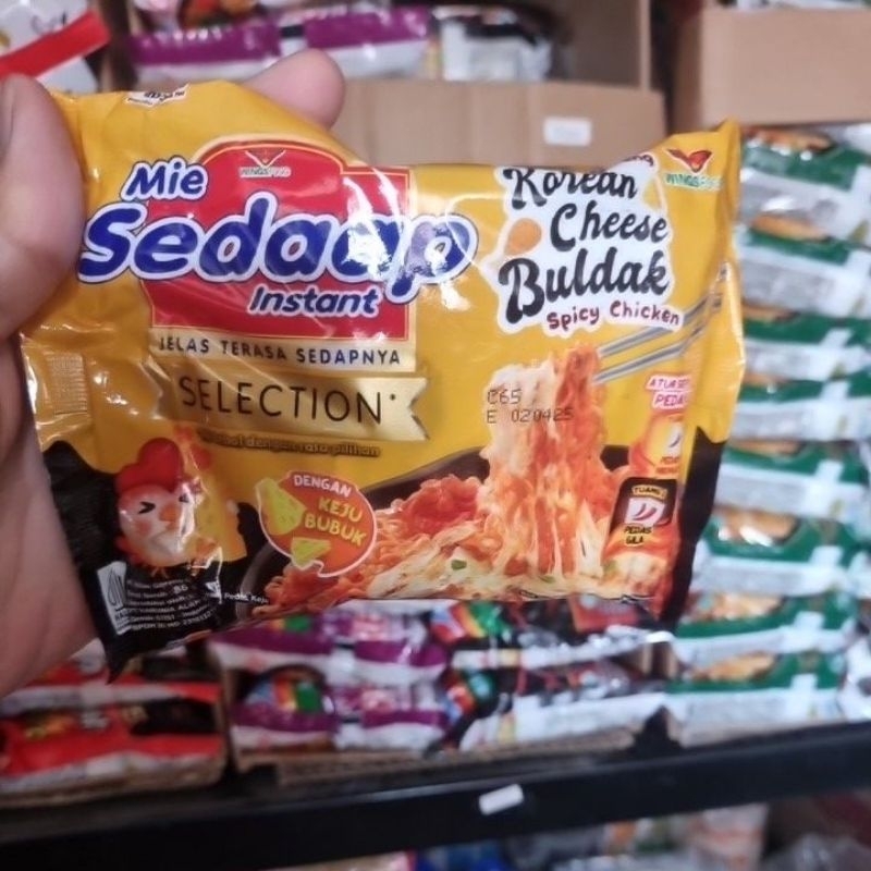 

Mie Sedap Goreng Sedaap Selection Korean Cheese Buldak