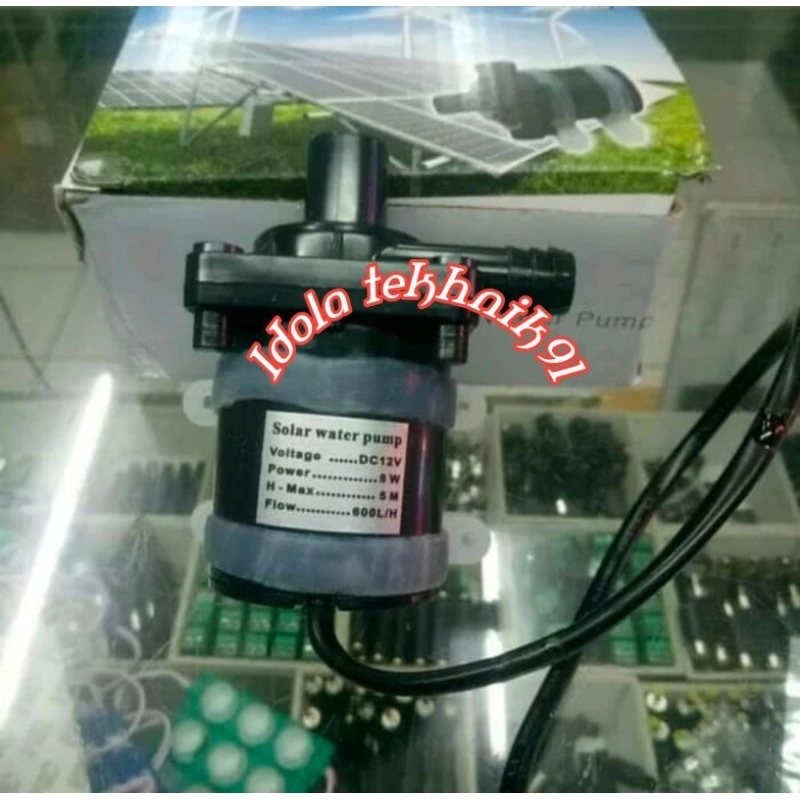 SOLAR PUMP Pompa air mini DC 12 volt MXA 5 meter 8W ,Pompa air AQUA rium mini