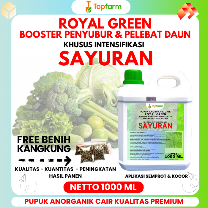 Pupuk Topfarm / Pupuk Sayuran Serbaguna / Pupuk Sayuran Dan Buah / Pupuk Sayuran Komplit / Pupuk Say