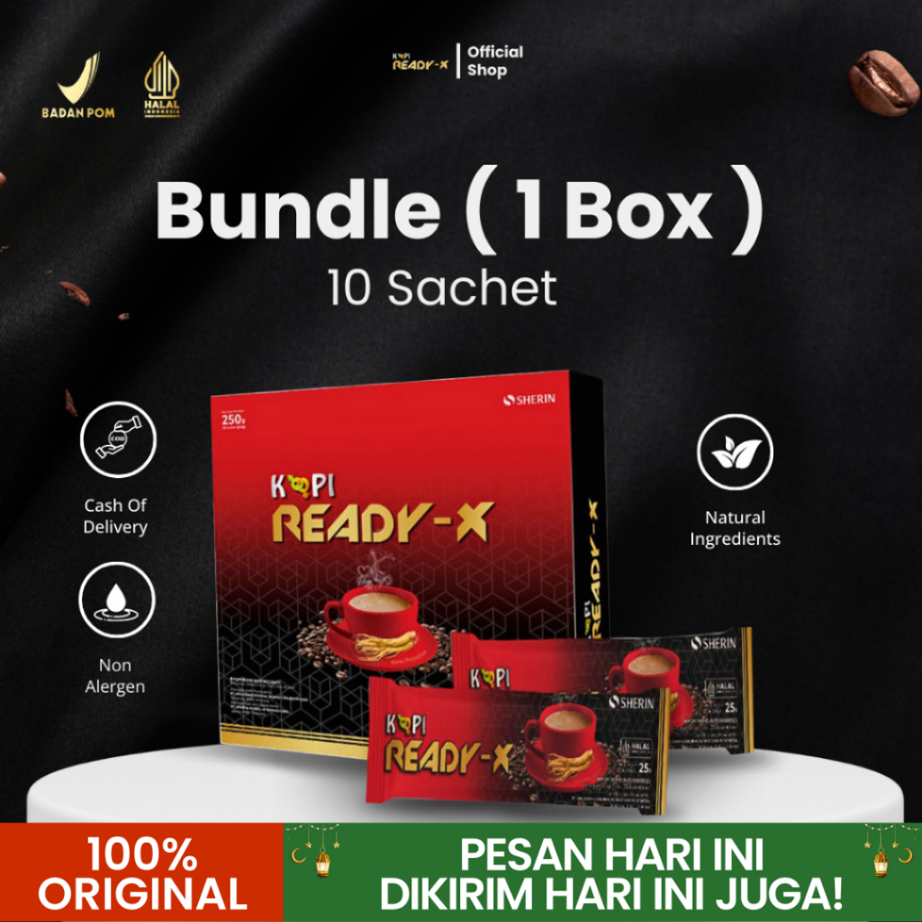 

Kopi Ready X 1 Box 250 gr