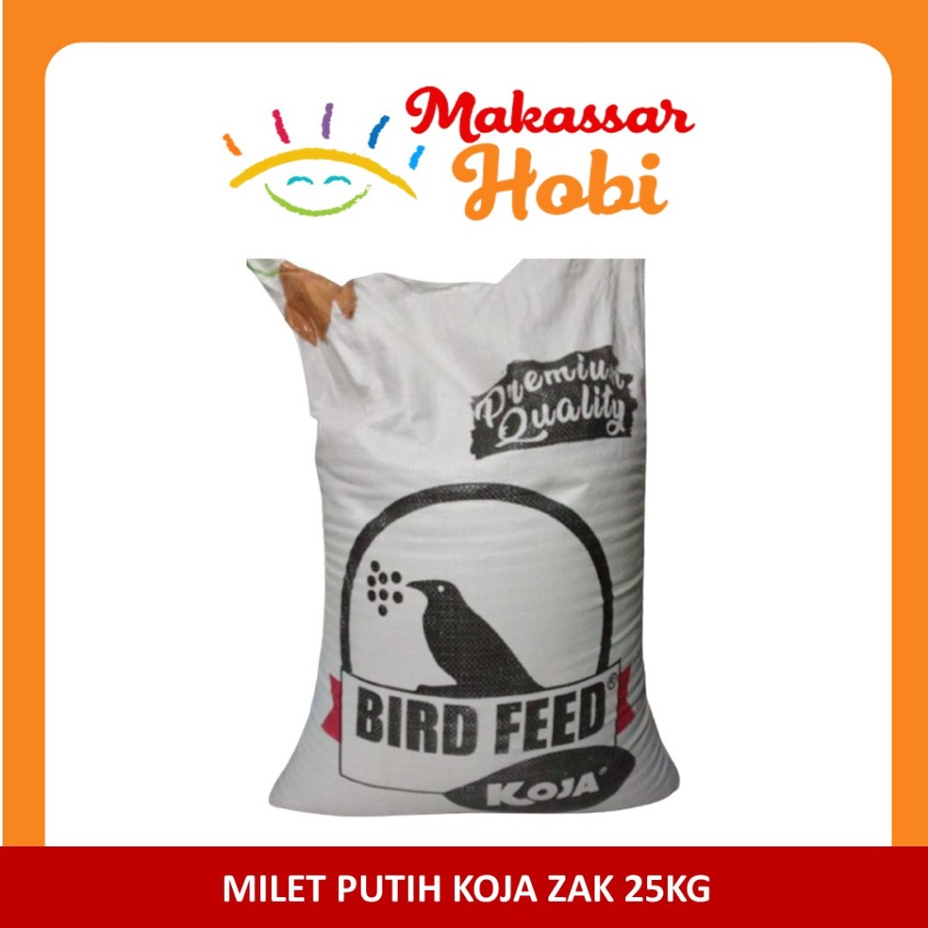 Milet Putih VITA 25 kg Karungan Pakan Makanan Harian Burung Lovebird