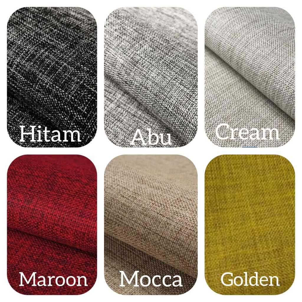 SOFA PUFF BENCH MINIMALIS / STOOL SOFA / sofa puff panjang 120 cm bahan kanvas