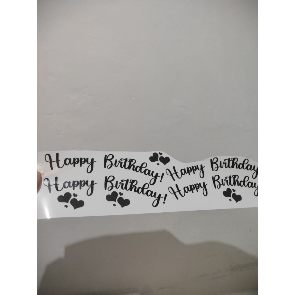 Stiker Balon Happy Birthday | Tulisan Happy Birthday Balon
