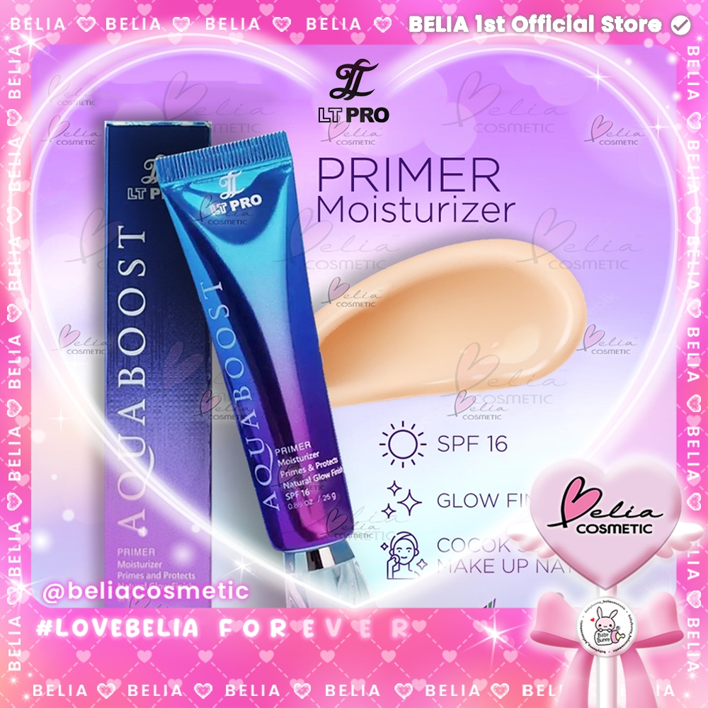 ❤ BELIA ❤ LT PRO Aquaboost Primer SPF 16| Moisturizer | Primers and Protects | Natural Glow Finish |