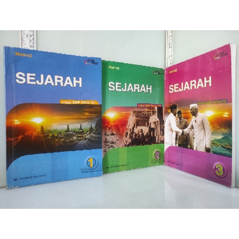 SEJARAH untuk SMP KELAS 1, 2, 3, KTSP2006 / Matroji