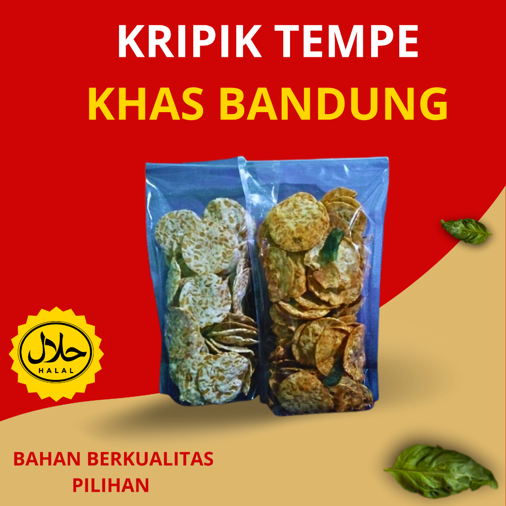 

KERIPIK TEMPE MENDOAN BULAT | RASA ORIGINAL KHAS BANDUNG 500GRAM