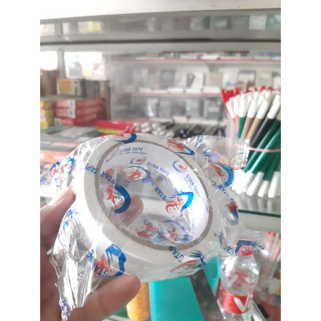 

Double tape isolasi dobel tip ukuran 24mm x 15 yard Star Tape