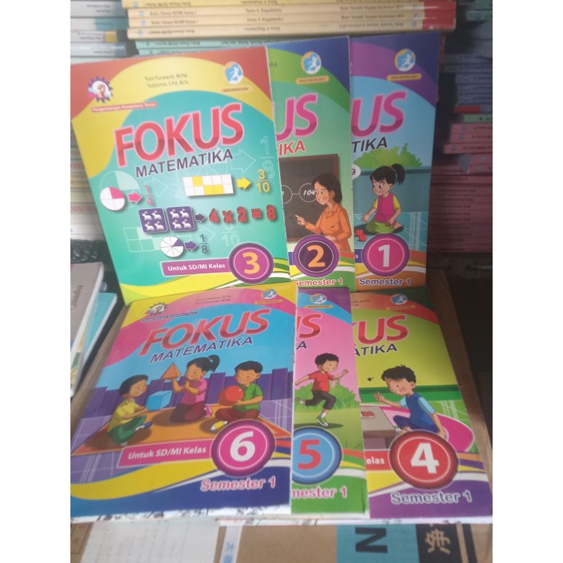 FOKUS Matematika Untuk SD/MI Kelas 1,2,3,4,5,dan 6 Semester 1 edisi revisi 2021