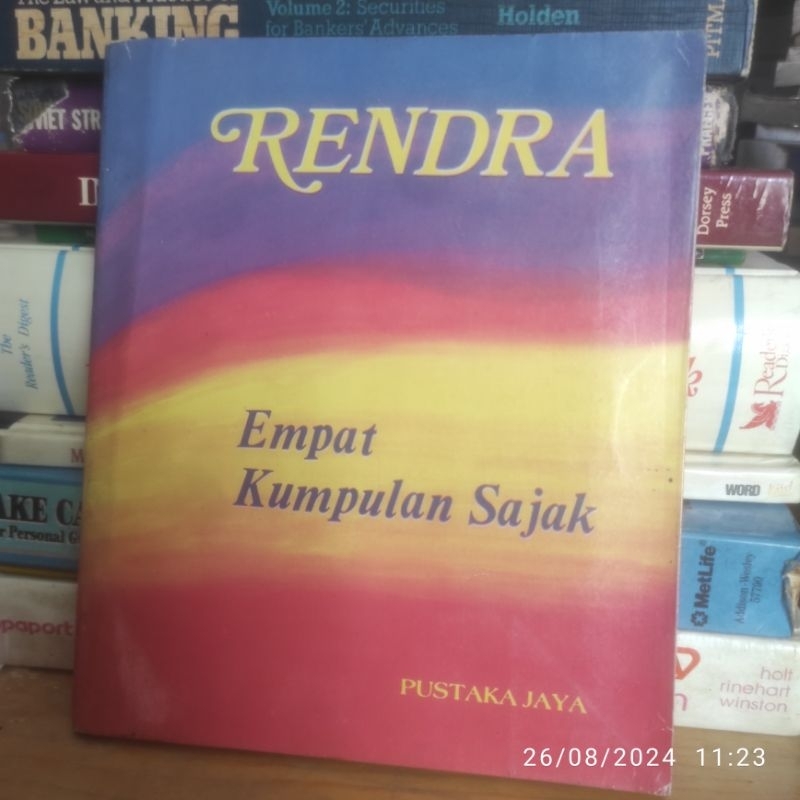Buku RENDRA Empat Kumpulan Sajak