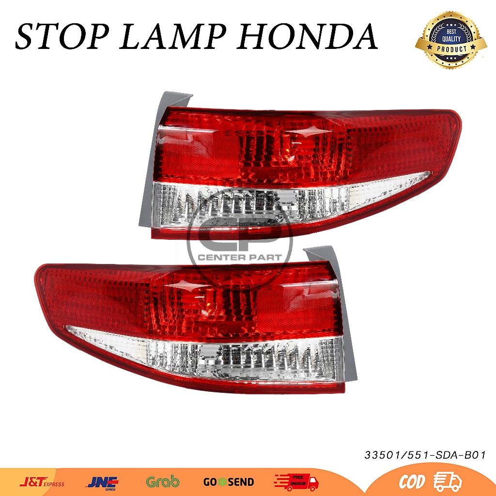 stop lamp tail lamp lampu belakang kiri kanan accord cm5 2003 2004 2005