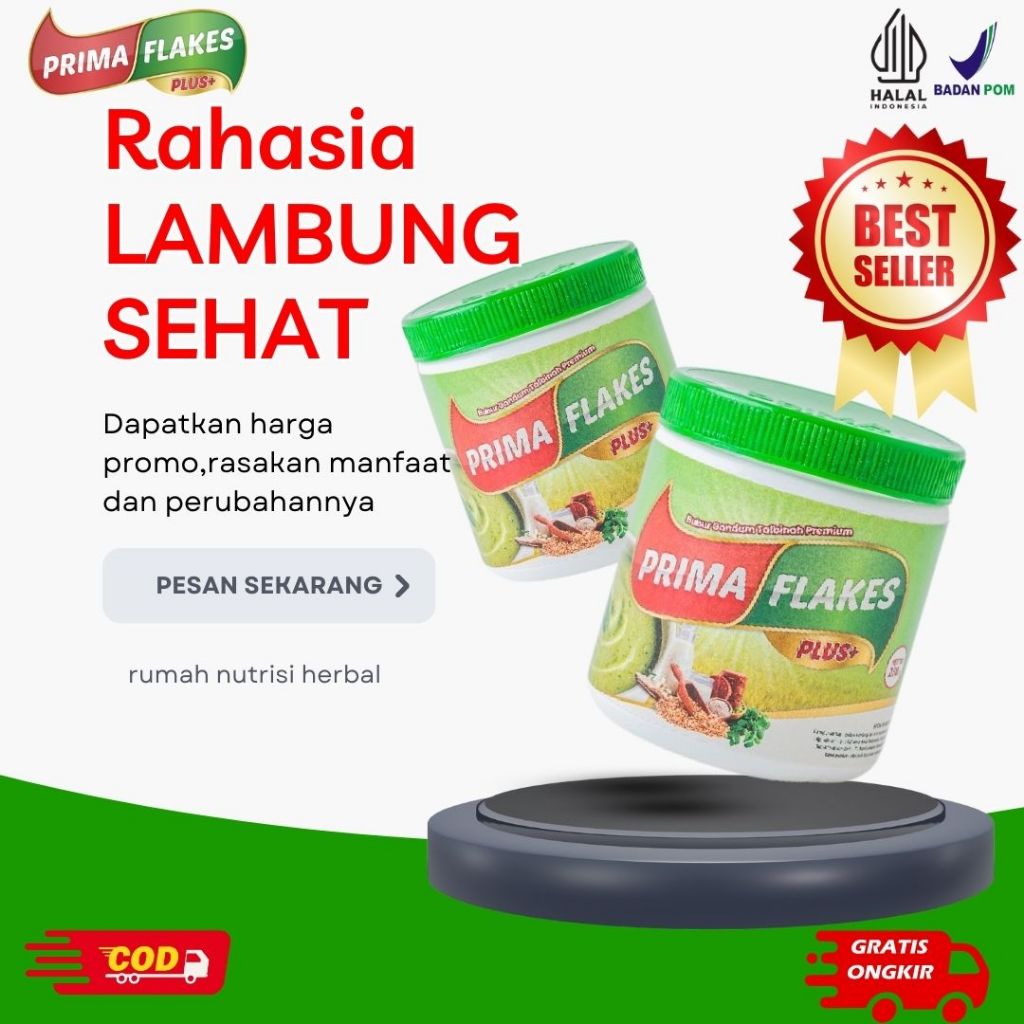 

PRIMAFLAKES BUBUR SEREAL GANDUM TALBINAH BANTU ASAM LAMBUNG/MPASI/MELANCARKAN PENCERNAAN/MENURUNKAN GULA DARAH/GERD/MAAG