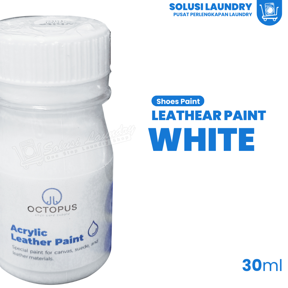 Cat Sepatu Kanvas / Cat Sepatu Suede / Cat Sepatu Kulit Octopus Acrylic Leather Paint 30 ml Satuan.